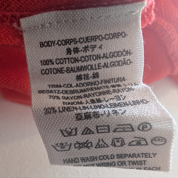 Free People Orange Sleeveless Top Size Medium - Picture 5 of 9